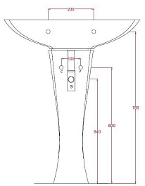 ArtCeram Пьедестал для раковины Jazz JZC003 03.00 – фотография-2